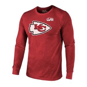 Majestic Threads Travis Kelce Kansas City Chiefs Super‎ Bowl LVIII Men's Large